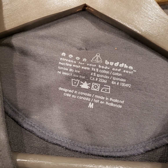 Neon Buddha button up coat - Picture 6 of 6